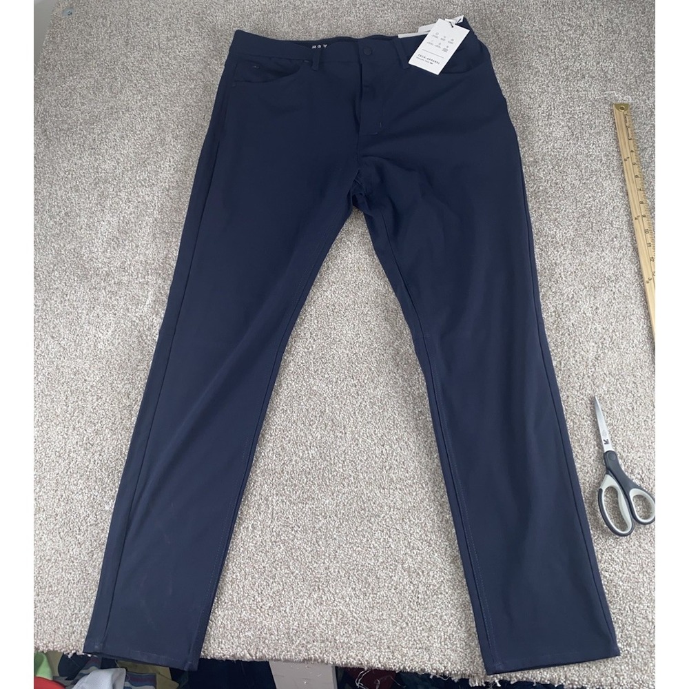 Projek Raw Tech Pants Blue Five Pocket Mens Size 36x32 Stretch Rapid Dry Wicking